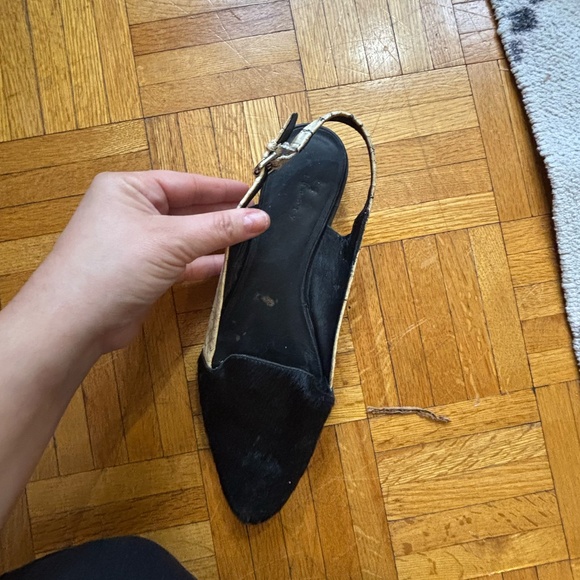 Theory slides leather sling back pony hair - Picture 6 of 6